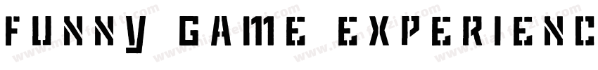 FUNNY GAME EXPERIENCE字体转换